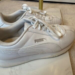 Puma Turin White Sneakers Size 37